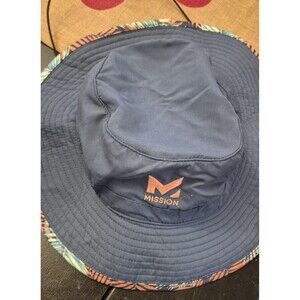 MISSION Cooling Bucket Hat  UPF 50 3" Wide Brim Sea Palm 109413